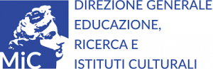 Logo della Direzione generale, educazione, ricerca e istituti culturali - MIC